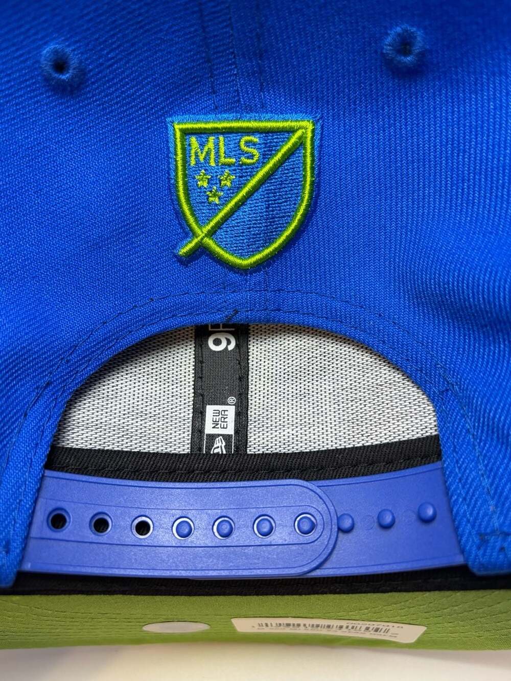 New Era Seattle Sounders FC 9FIFTY Snapback Hat Blue - Picture 7 of 10